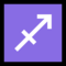 Sagittarius emoji on Microsoft